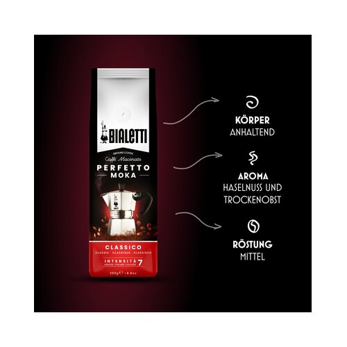 Bialetti kava "perfetto moka" classico, 250 g Cene