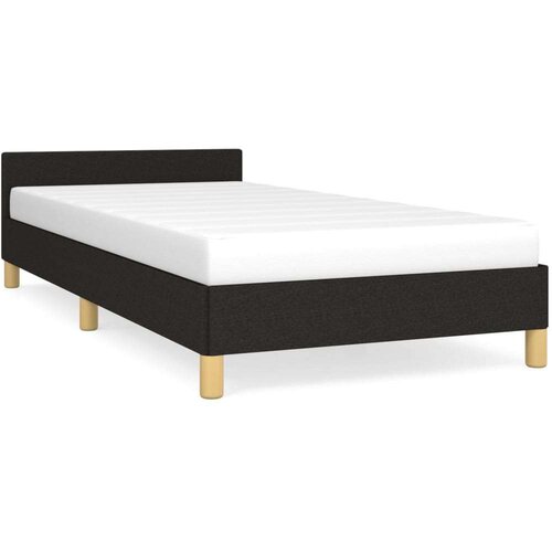 vidaXL okvir za krevet s uzglavljem crni 100x200 cm od tkanine Cijene
