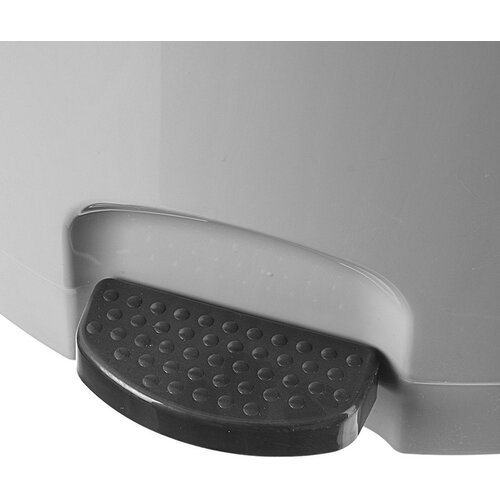 Orion Siv plastičen ko&amp;scaron; za smeti s pedalom 3 l &amp;ndash; Slike