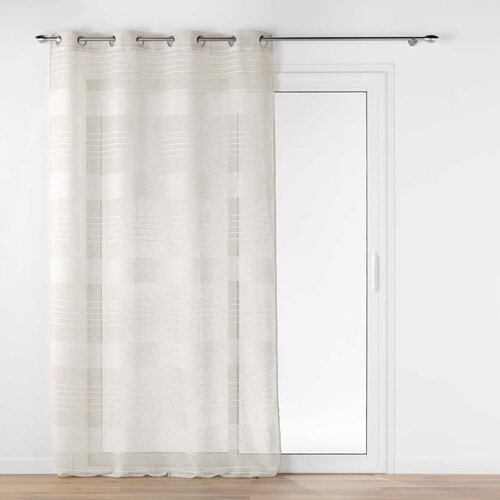 Douceur d intérieur Bež prosojna zavesa 140x280 cm Janice – Cene