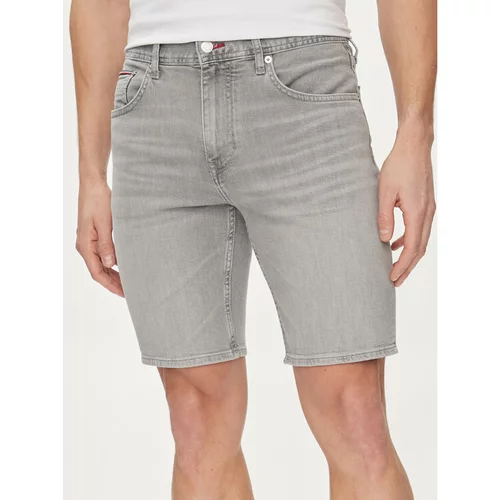 Tommy Hilfiger Jeans kratke hlače Brooklyn MW0MW35177 Siva Straight Fit