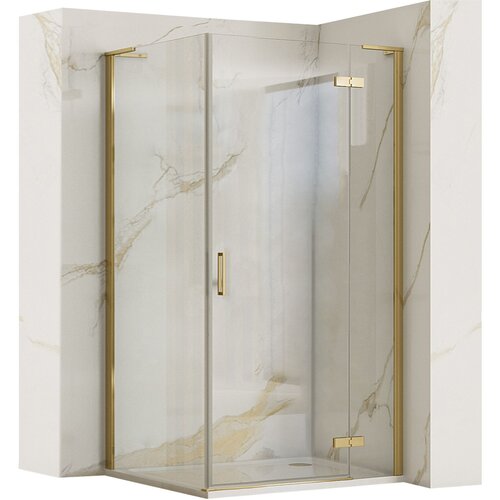 Rea Tuš kabina Hugo 100x80 Gold Brush Cijene