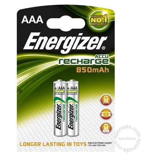 Energizer R03 AAA 850mAh B2 punjiva baterija Slike