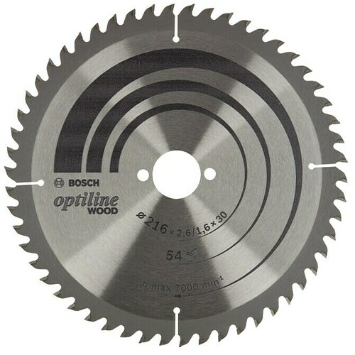 Bosch List za kružnu pilu (216 mm, Provrt: 30 mm, 54 zubaca, &amp;Scaron;irina reza: 2,6 mm) Slike