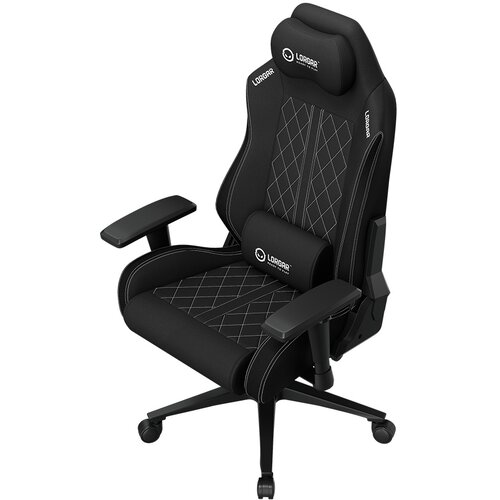 Lorgar CHA41 Fabric Gaming Chair Advanced Black/White LRG-CHA41-BK-WH Slike