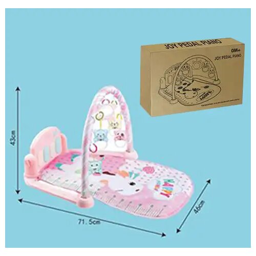 Magic Toys Vesela žirafa Roza igralna preproga s svetlobnimi in zvočnimi efekti Cene