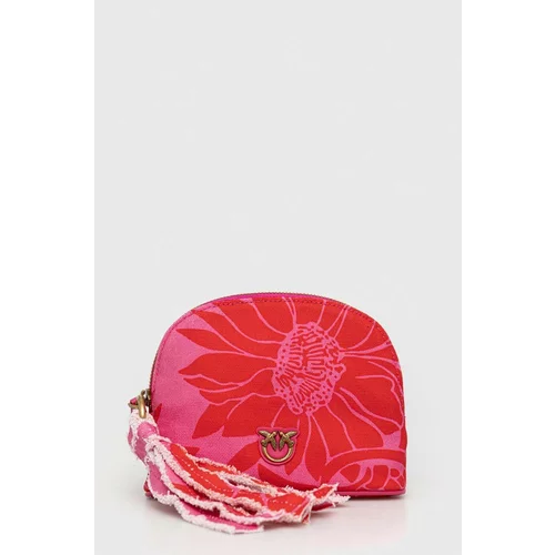 Pinko Kozmetična torbica rdeča barva