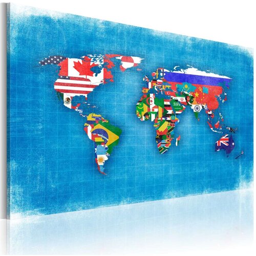  Slika - Flags of the World 60x40 Slike