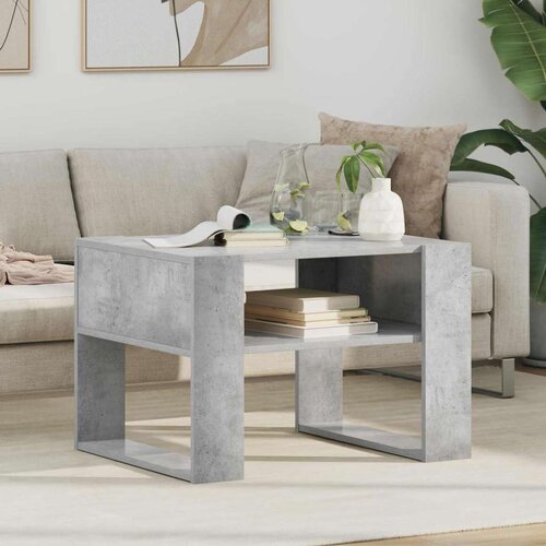  Klubska miza Betonsko siva 66 x 53 x 45 cm Konstruiran les, (5000121314) Cene