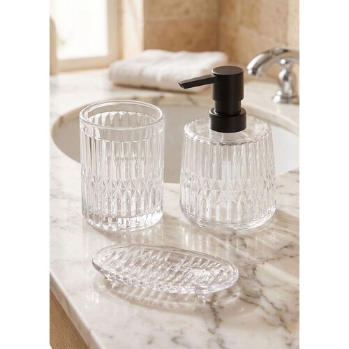 Lessentiel Maison kupatilski set, 3 komada, providni Slike