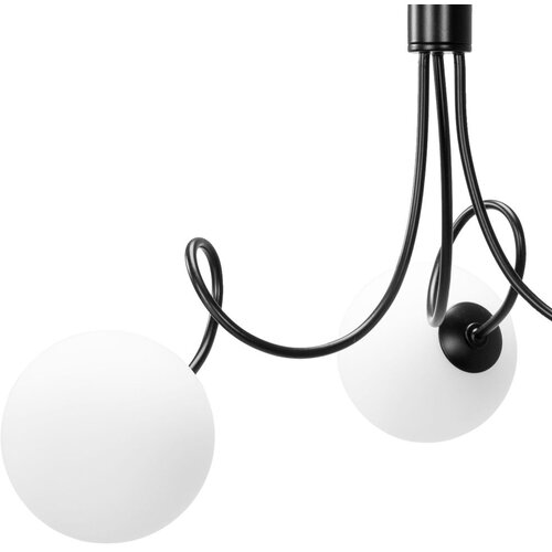 Toolight stropna svjetiljka sa staklenom kuglom APP1154-3CP black Slike