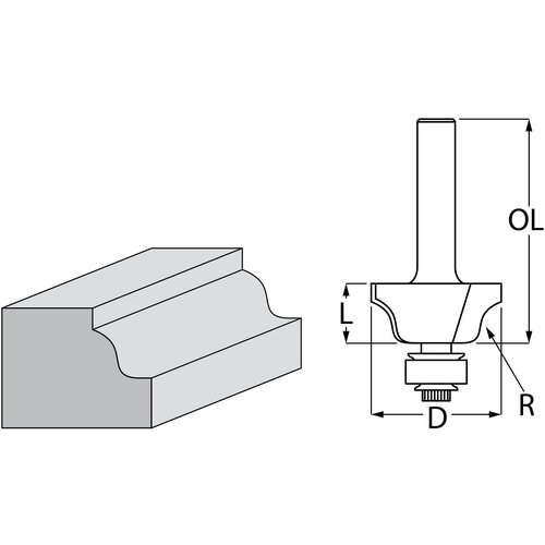 Makita glodalica D-48751 Cene