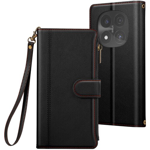 Avizar Zadeva Folio za Redmi Note 14 Pro / 14 Pro Plus z zadrgo z odstranljivim ramenskim pasom, Črna, (5000015041) Cene