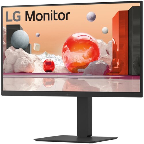 LG Monitor 68,6 cm (27,0&amp;quot;) 27BA650-B 1920x1080 100Hz IPS 5ms HDMI DisplayPort USB-C 65W DP-Out 4xUSB3.2 Pivot Zvočniki sRGB99% KVM, (5000074259) Slike