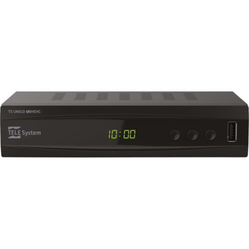 TELE System Prijemnik zemaljski, DVB-T/T2, H.265/HEVC, HDMI,Scart &amp;ndash; TS Unico Slike