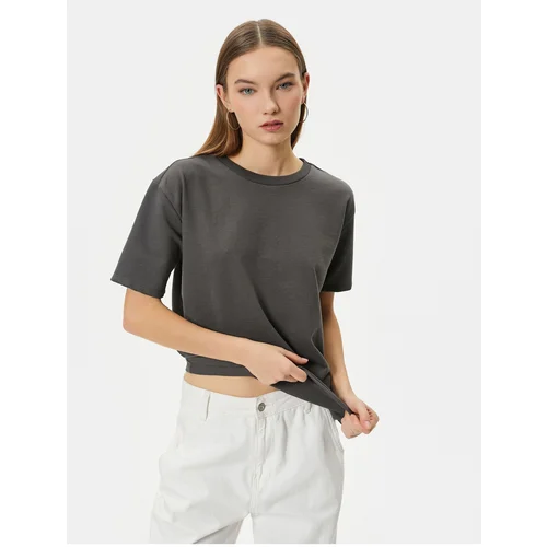 Koton Basic T-Shirt Crew Neck Short Sleeve Cotton Blended