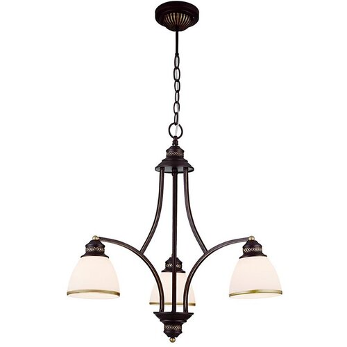  Luster na sajli CLAIR 3xE27/60W/230V, prečnik 58 cm, boja bronze Slike