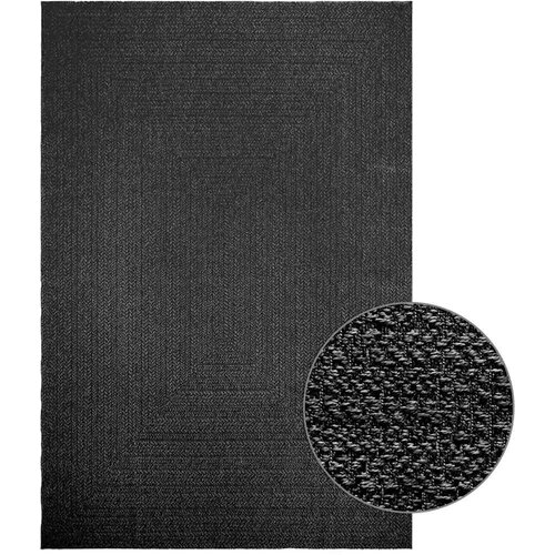 VidaXL Preproga ZIZUR antracit 200x290 cm videz jute notranja/zunanja Slike