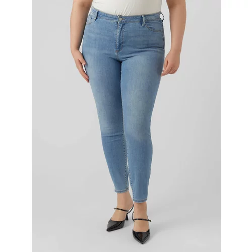 Vero Moda Curve Jeans hlače Phia 10285113 Modra Slim Fit