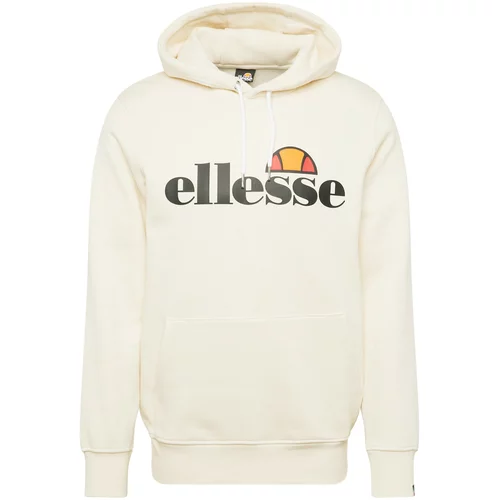 Ellesse Sweater majica 'Gottero' boja pijeska / narančasta / crna / prljavo bijela