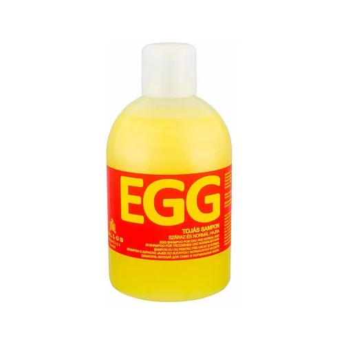 Kallos Cosmetics egg šampon za suhu i normalnu kosu 1000 ml za žene