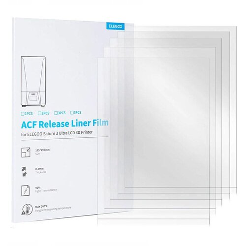 Elegoo Film za 3D &Scaron;tampač Saturn 3 Ultra ACF - 5 pcs Cene
