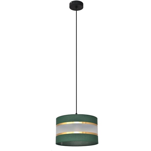  Luster na sajli HELEN 1xE27/15W/230V fi 25 cm zelena/zlatna Cene
