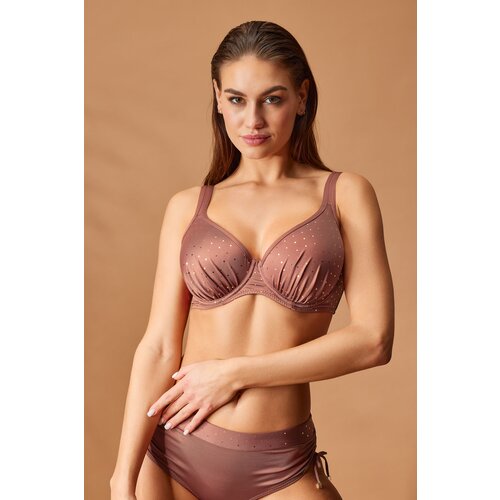Astratex Zgornji del kopalk Maia Glitter Brown Cene