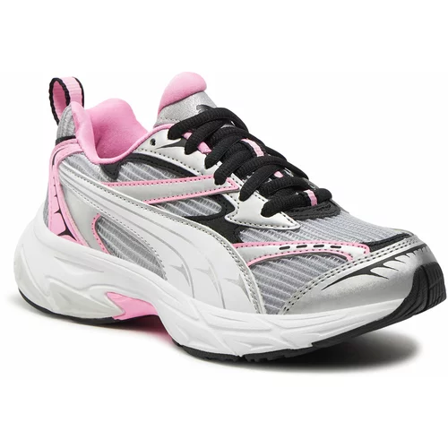 Puma Superge Morphic Athletic Feather 395919-03 Feather Gray/Pink Delight/White