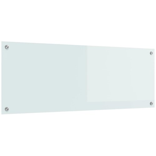  Kuhinjski zid Bijelo 110 x 40 cm Staklo otporno na udarce Slike