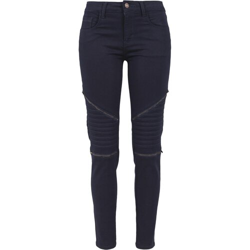 Urban Classics Women&amp;#039;s Stretch Biker Pants Dark Denim Slike