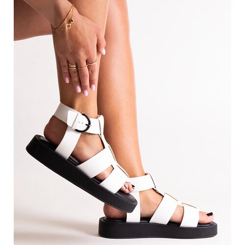 Big Star White platform sandals Slike