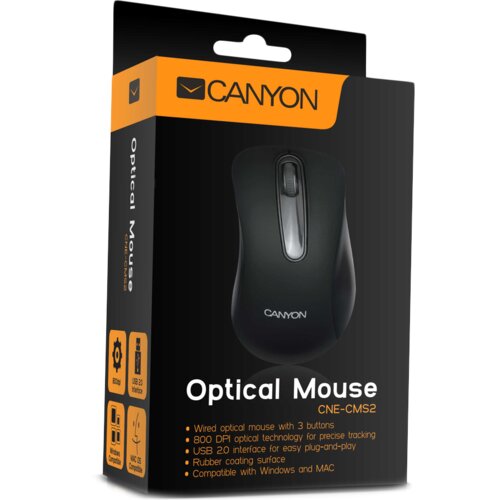 Canyon mouse CM-2 Wired Black Cijene