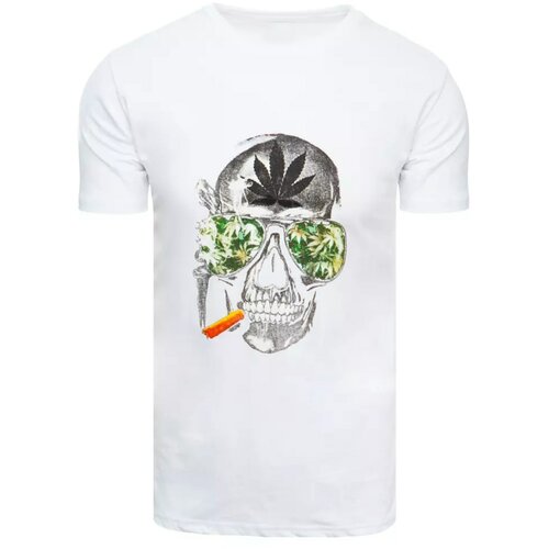 DStreet T-shirt męski biały RX4922 Slike