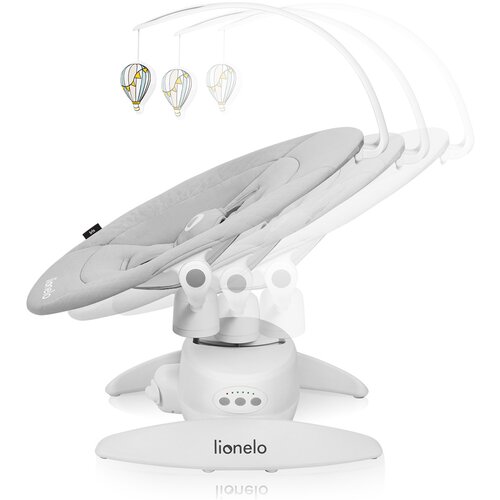 Lionelo električna ljuljačka Iris 360, Grey Concrete Slike