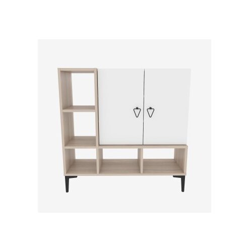 Woody Fashion Hanah Kućna Konzola Platina, 100x100x35 cm, Bijela Slike