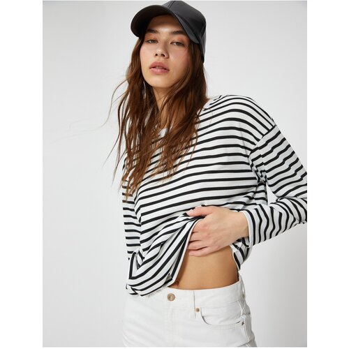 Koton Long Sleeve T-Shirt Crew Neck Basic Slike
