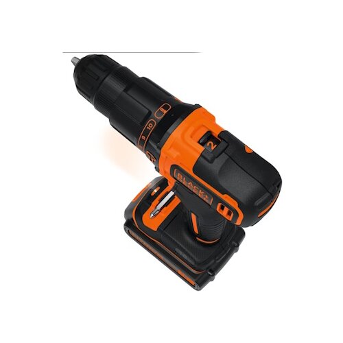 Black &amp;amp; Decker aku udarna bu&amp;scaron;ilica 18V 2AH BDCHD18K1B2-QW Slike