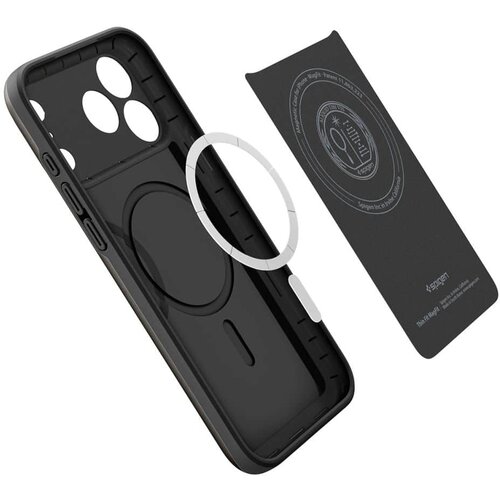 Spigen Thin Fit MagSafe maska za iPhone 17 Pro ACS10339 - crna Slike