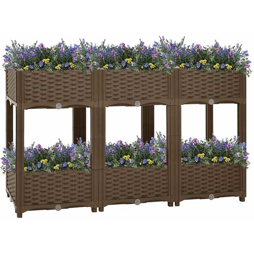  Povi&scaron;ena gredica 120 x 40 x 71 cm od polipropilena Cijene