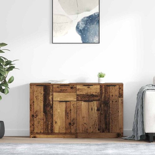  Komode 2 pcs Staro drvo 60 x 30 x 70 cm Konstruirano drvo Cijene