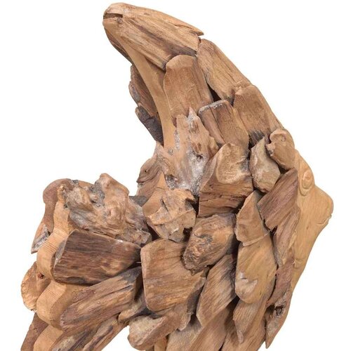  Riba Skulptura od tikovine 40x12x57 cm Slike