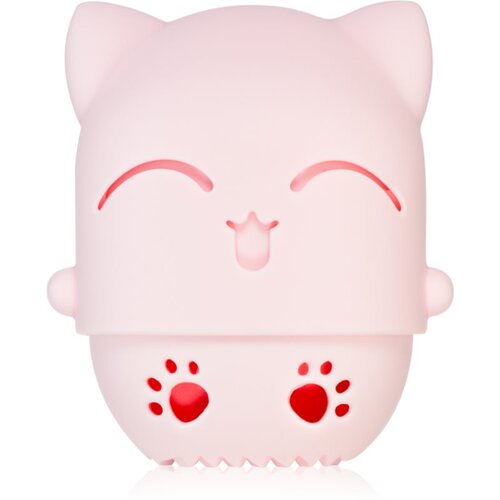BrushArt Accessories Cutie Cat travel case with make-up sponge gobica za nanos make-upa s potovalnim etuijem Slike