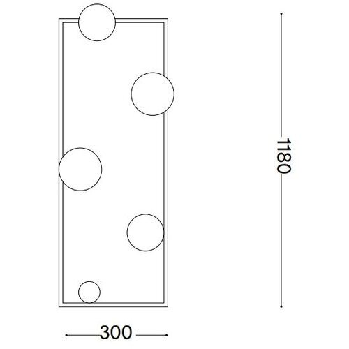 Ideal Lux - LED stojeća lampa ANGOLO 5xG9/3W/230V crna Slike
