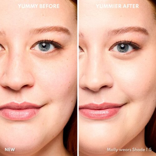 Danessa Myricks Beauty Yummy Skin Serum Skin Tint vlažilni tekoči puder z gladilnim učinkom odtenek 1.5 - Fair with Cool Undertones 45 ml Slike