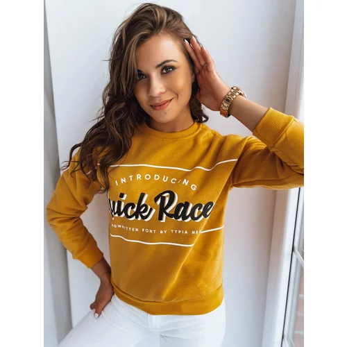 DStreet RACE womens sweatshirt yellow z