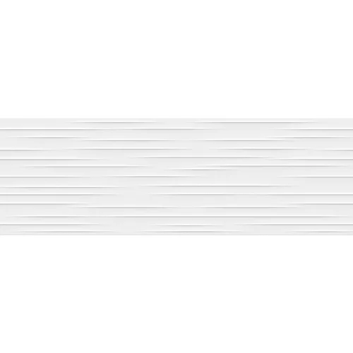 Dekor zidna pločica Unik Frost (30 x 90 cm, Bijele boje, Mat)