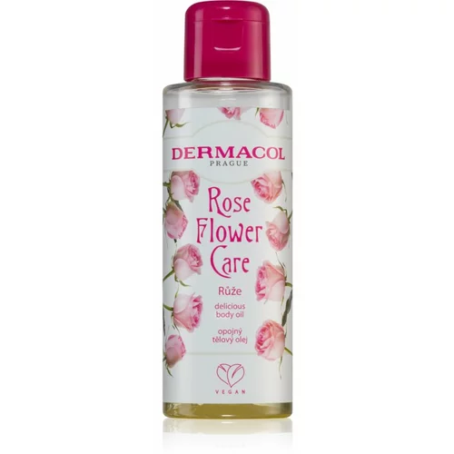 Dermacol Rose Flower Care obnovitveno olje za telo 100 ml