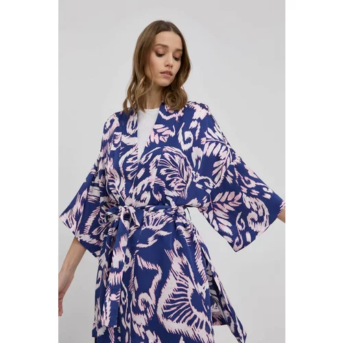 Beatrice B Kimono boja: tamno plava, oversize, s uzorkom