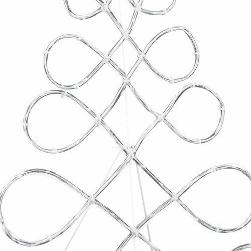  Svjetlo u obliku božićnog drvca &amp;Scaron;areni 78 x 58 cm PVC Slike